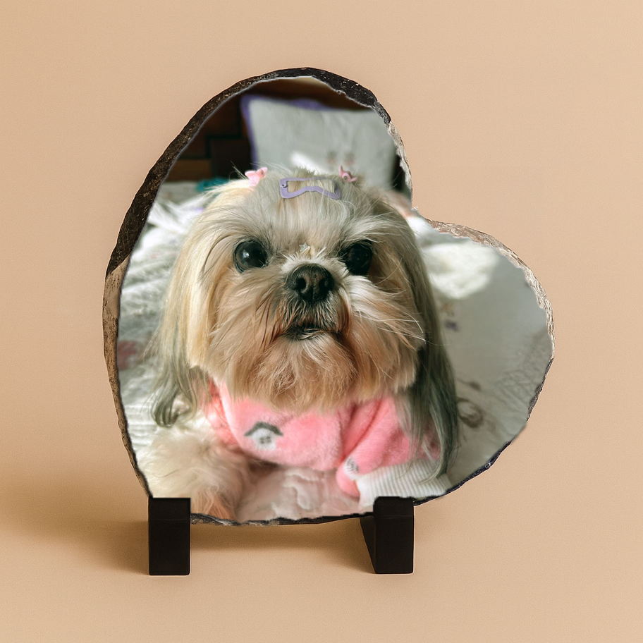 Roca de Cerámica Corazón