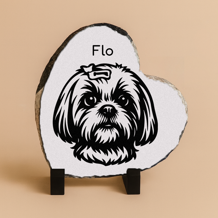 Roca de Cerámica Corazón