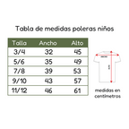 Polera Niño/a + Foto de regalo